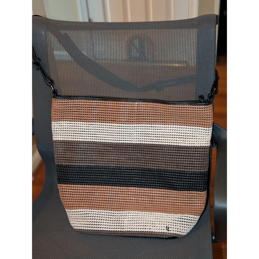 Elliott Lucca Woven leather Bali '89 Bucket‎ Shoulder Bag
